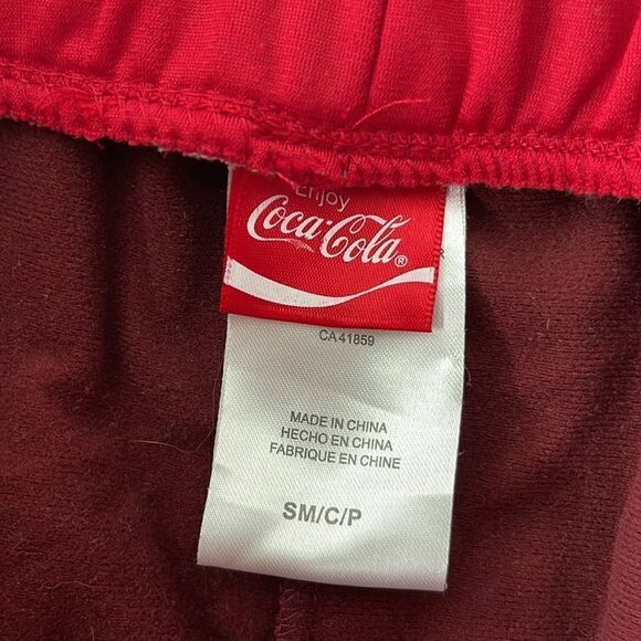 Coca-Cola silky soft sweatpants. Size Small. Drawstring waist. Pockets at waist. - Picture 3 of 8